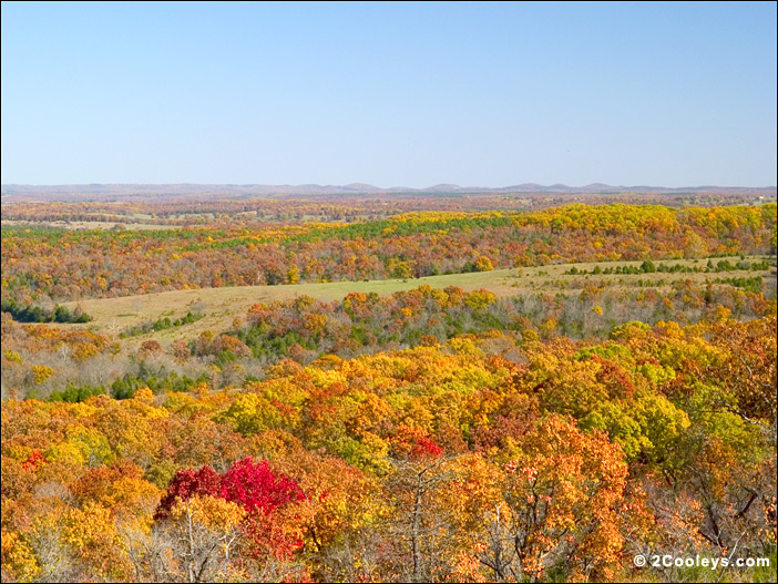 glade top trail missouri hilltop views