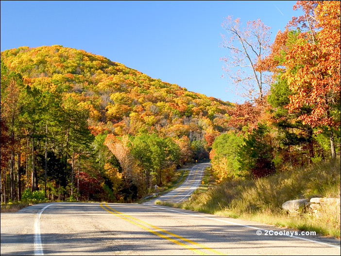 Arkansas Ozark Mountains highway 341